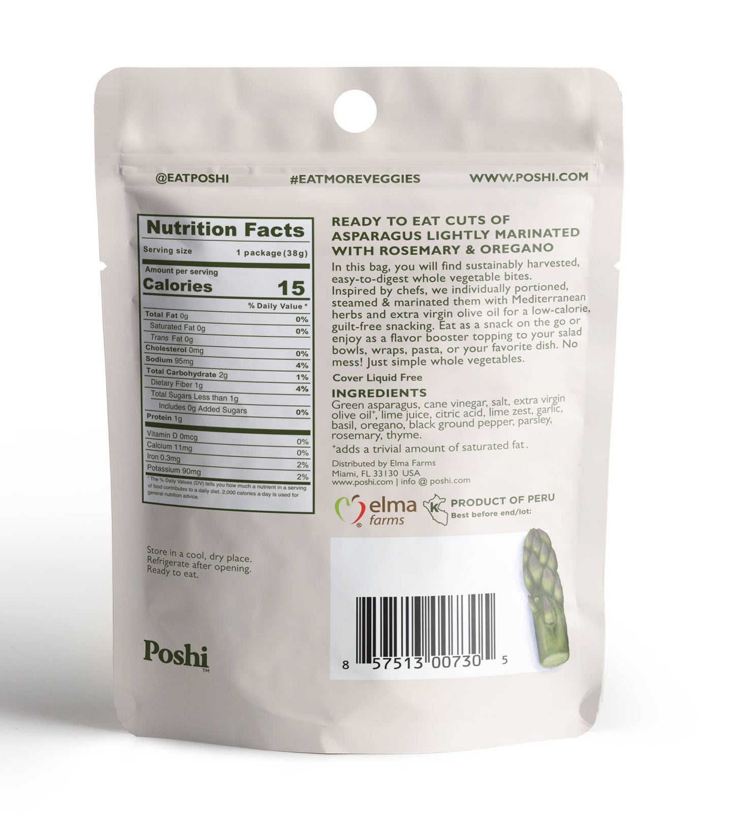 Poshi - Rosemary & Oregano 1.34oz/10ct