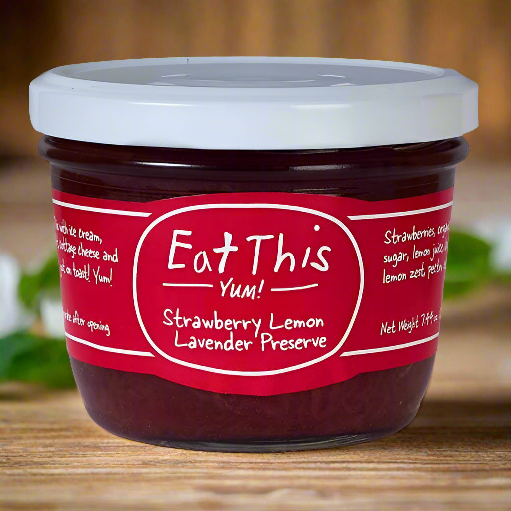 Strawberry Lavender Lemon Zest Preserve