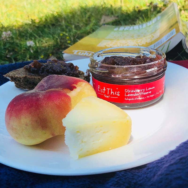 Strawberry Lavender Lemon Zest Preserve