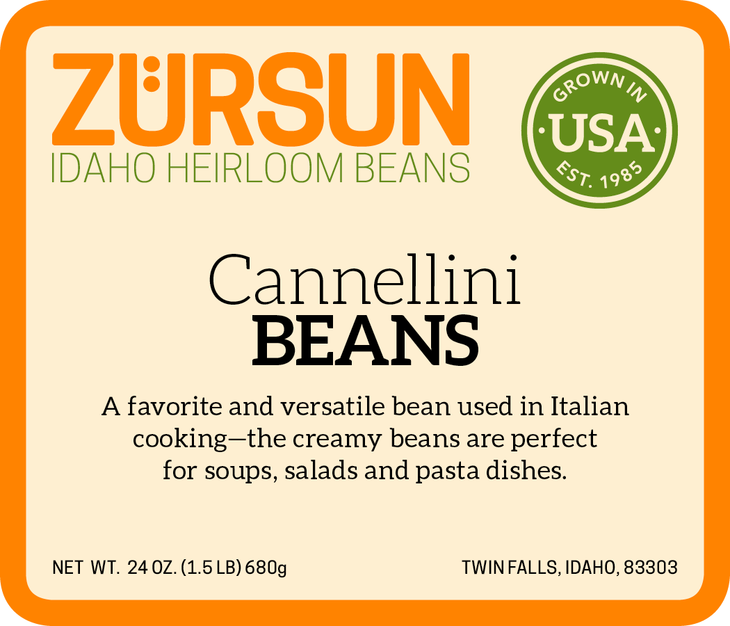 Zursun Heirloom Dry Cannellini Beans, 1.5LB