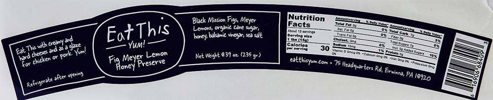 Fig Meyer Lemon & Honey