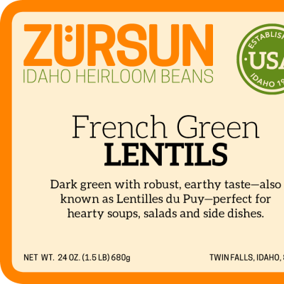 Zurson French Green Lentil. 1.5LB