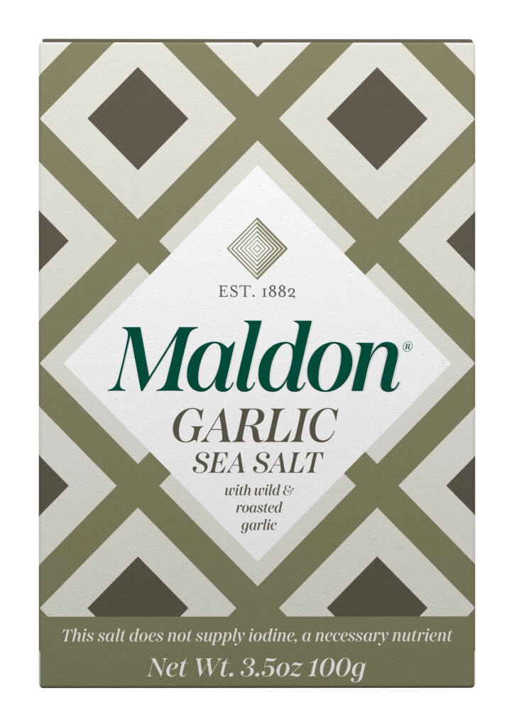Garlic Sea Salt By Maldon, 3.5oz