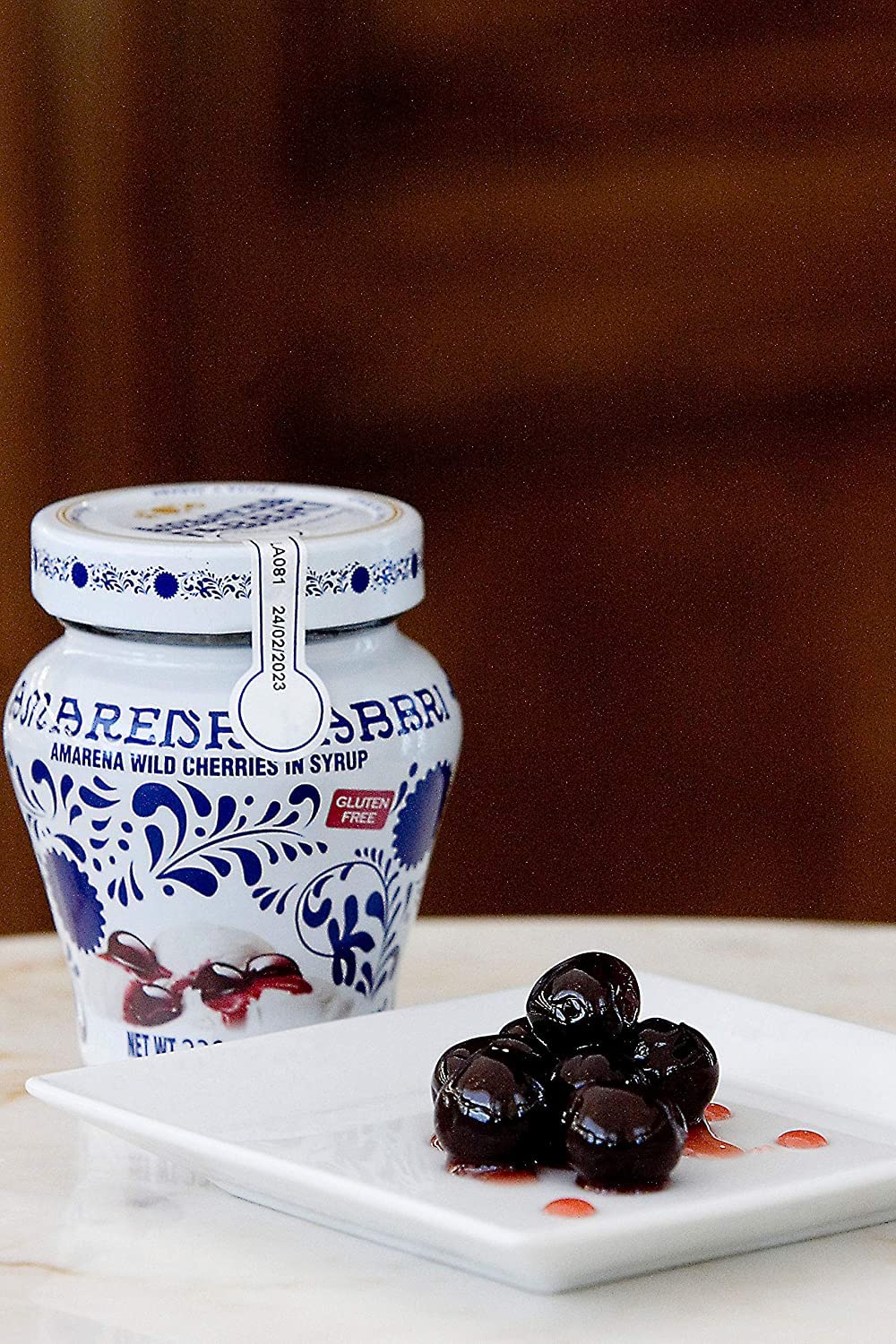 Amarena Cherries in Syrup - Fabbri 230g Glass Jar