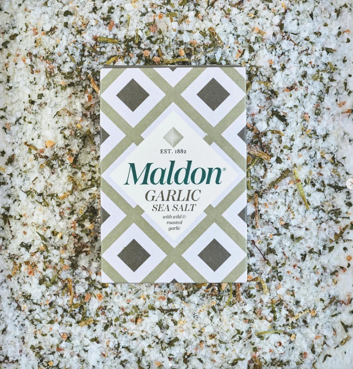 Garlic Sea Salt By Maldon, 3.5oz